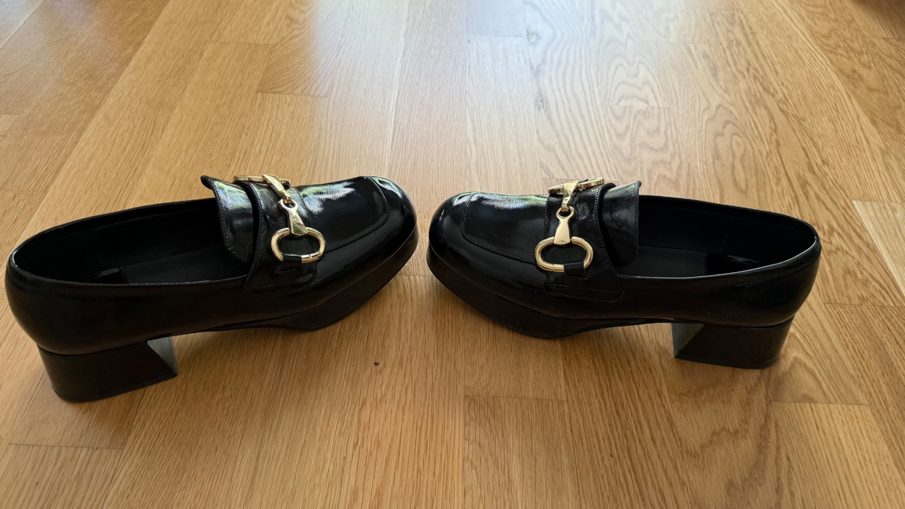 Jeffrey Campbell Mocassins à talon bloqué et à plateforme pour étudiantes :