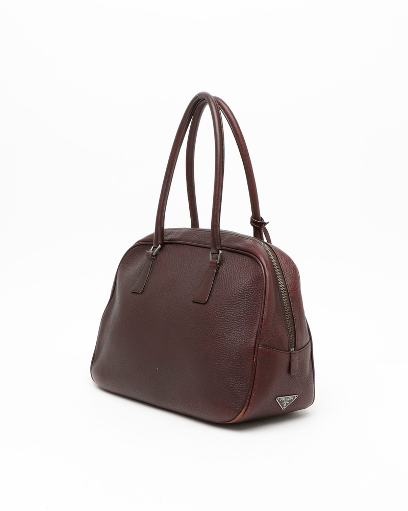 Prada Vitello Bowling Bag