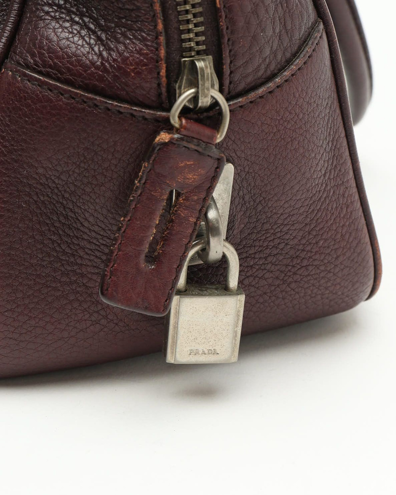 Prada Vitello Bowling Bag