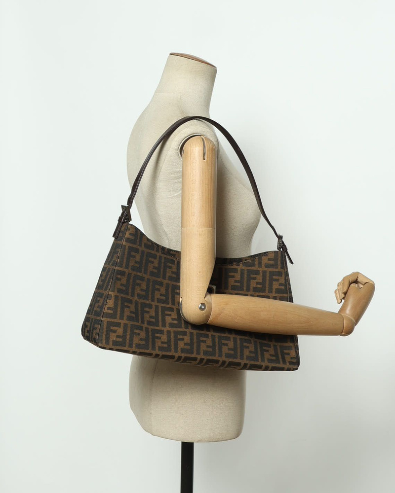 Fendi Large Zucca Shoulder Bag