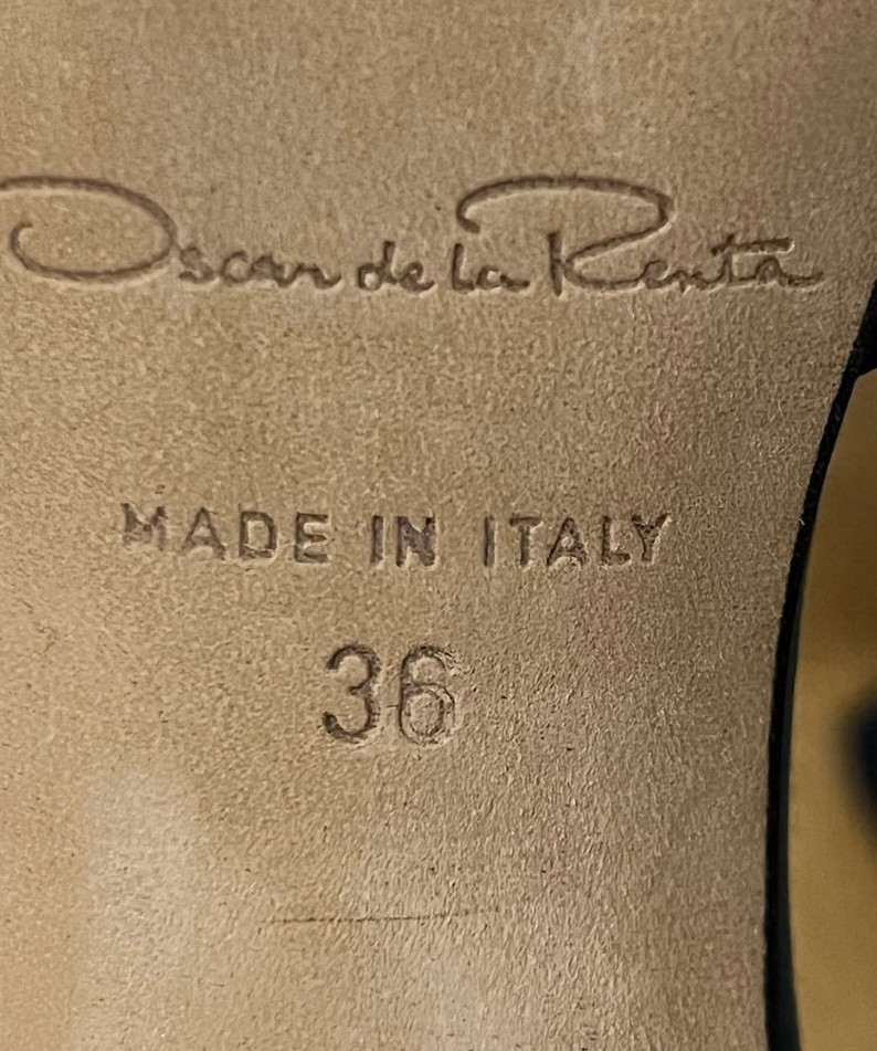 Oscar de la Renta Court shoes