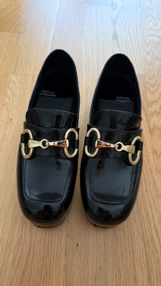 Jeffrey Campbell Mocassins à talon bloqué et à plateforme pour étudiantes :