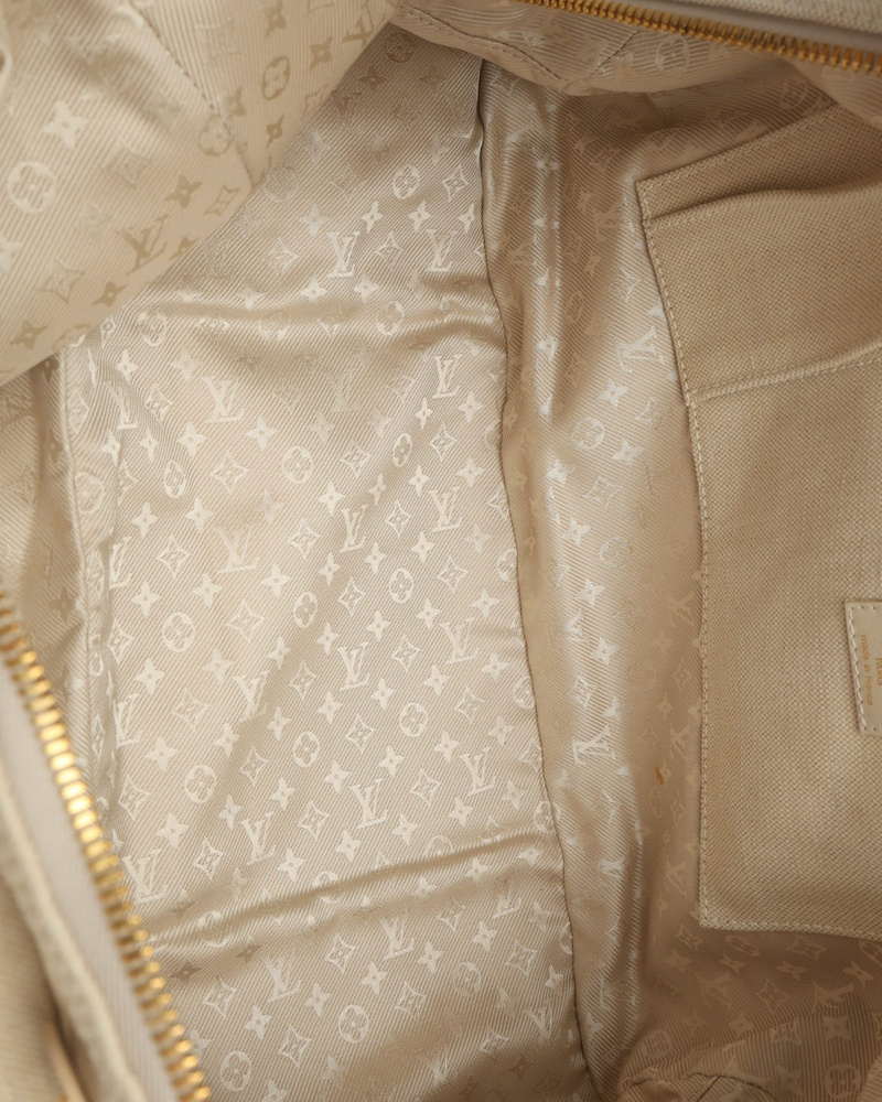 Louis Vuitton Bowly Polka Dot Panama Bag