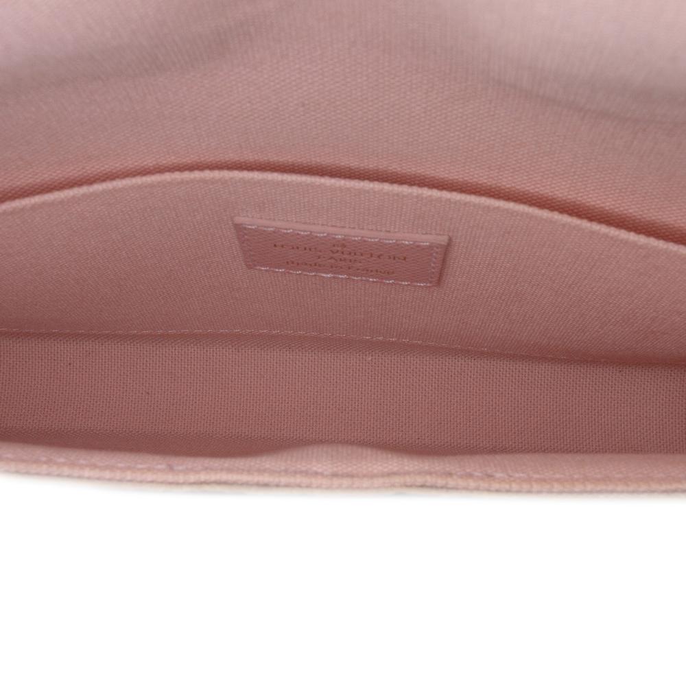 Louis Vuitton B Louis Vuitton White Damier Canvas Canvas Damier Azur Pochette Felicie France