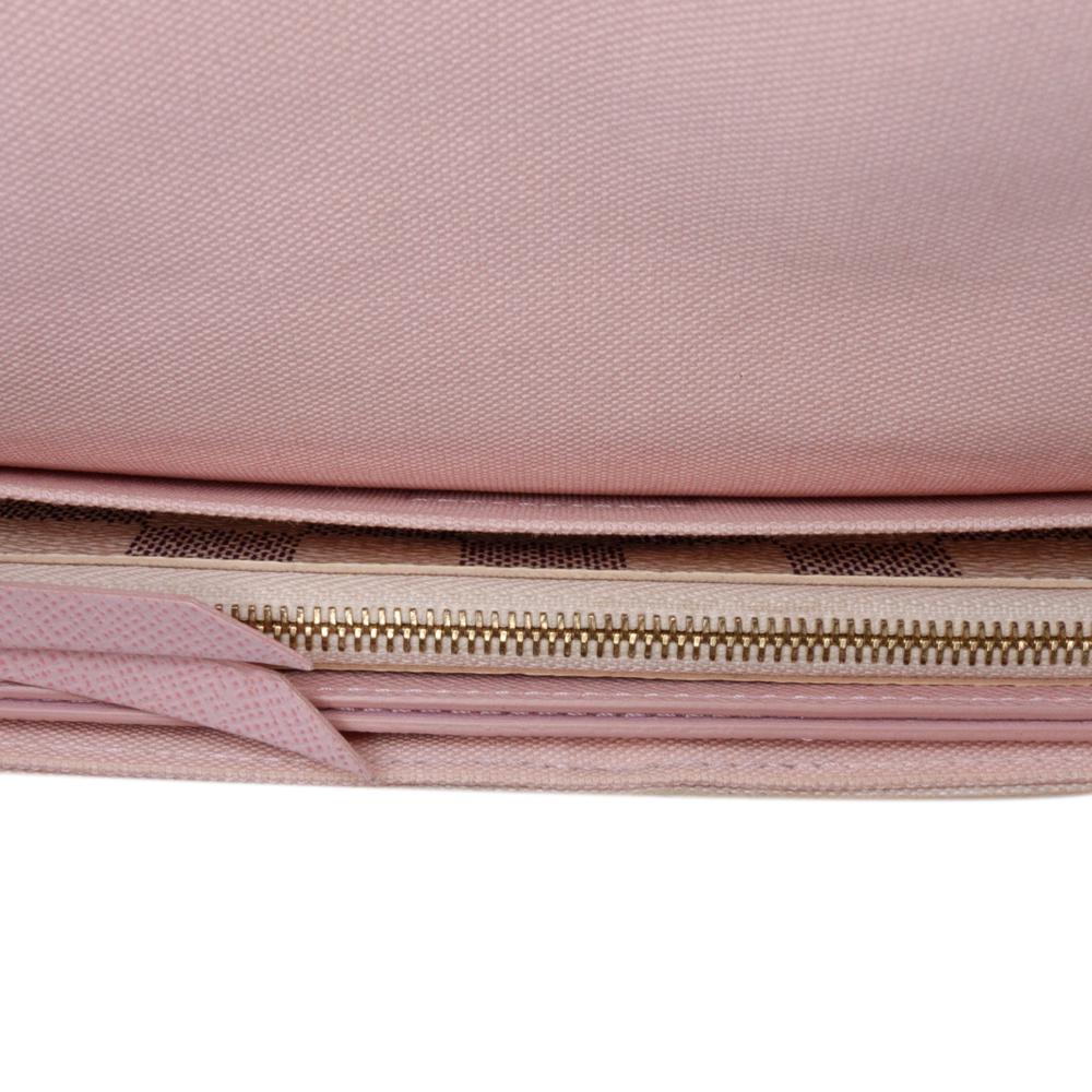 Louis Vuitton B Louis Vuitton White Damier Canvas Canvas Damier Azur Pochette Felicie France