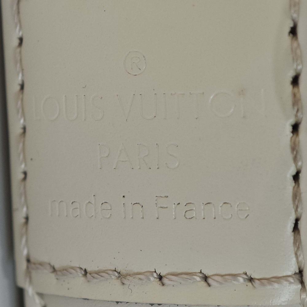 Louis Vuitton B Louis Vuitton White Epi Leather Leather Epi Alma PM France