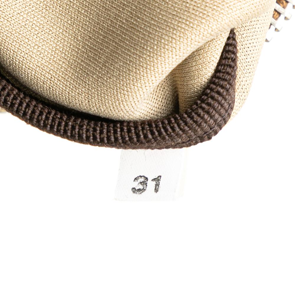 Prada B Prada Brown Beige Canvas Fabric Canapa Logo Crossbody Italy