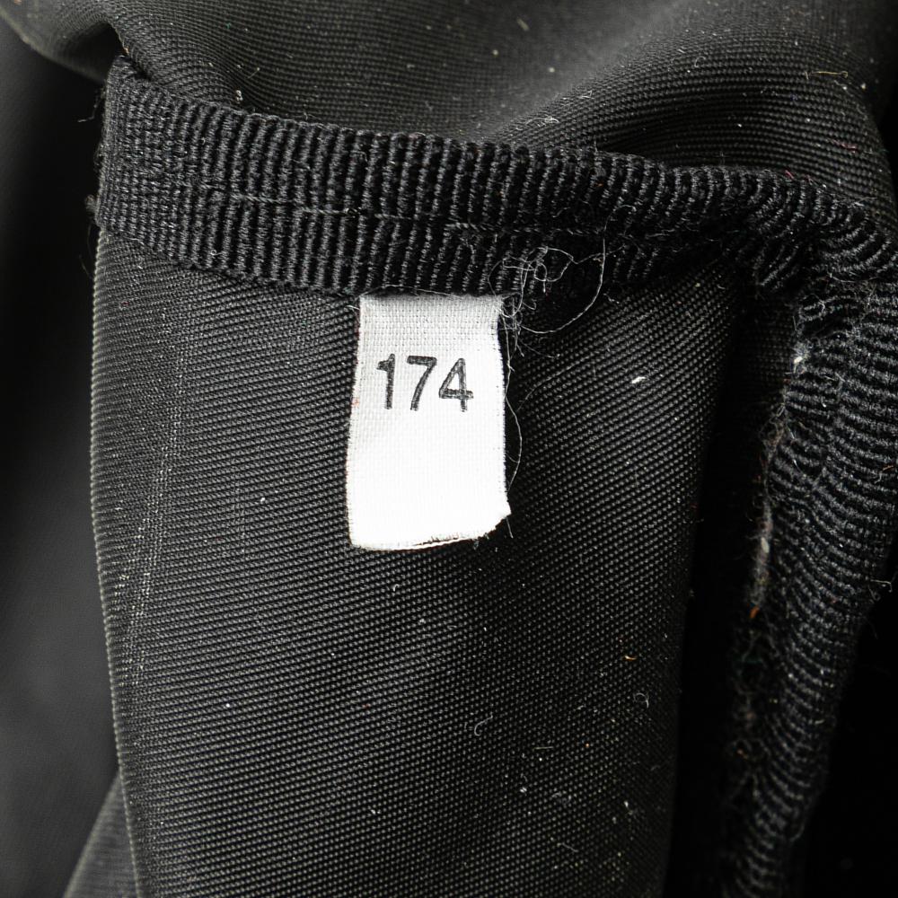 Prada B Prada Black Nylon Fabric Saffiano Trimmed Tessuto Handbag Italy