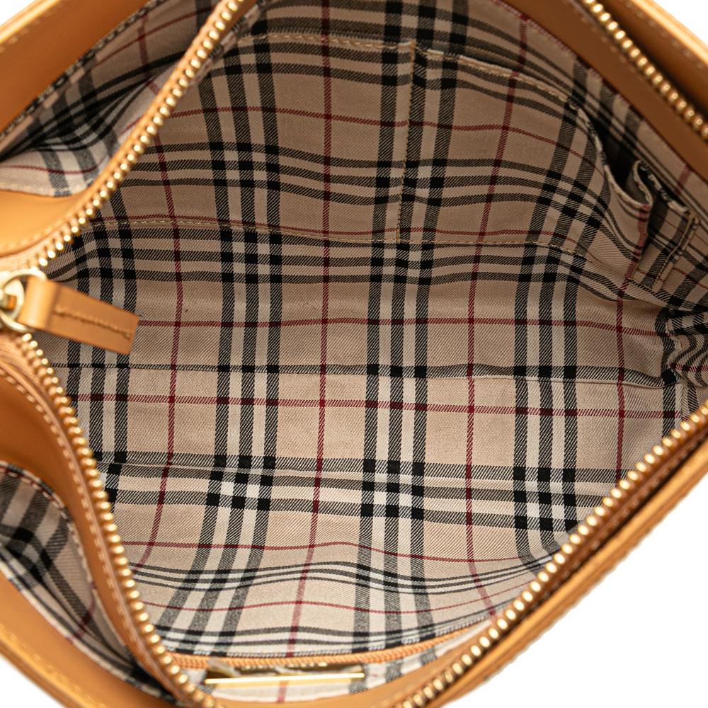 Burberry B Burberry Brown Caramel Calf Leather Shoulder Bag United Kingdom