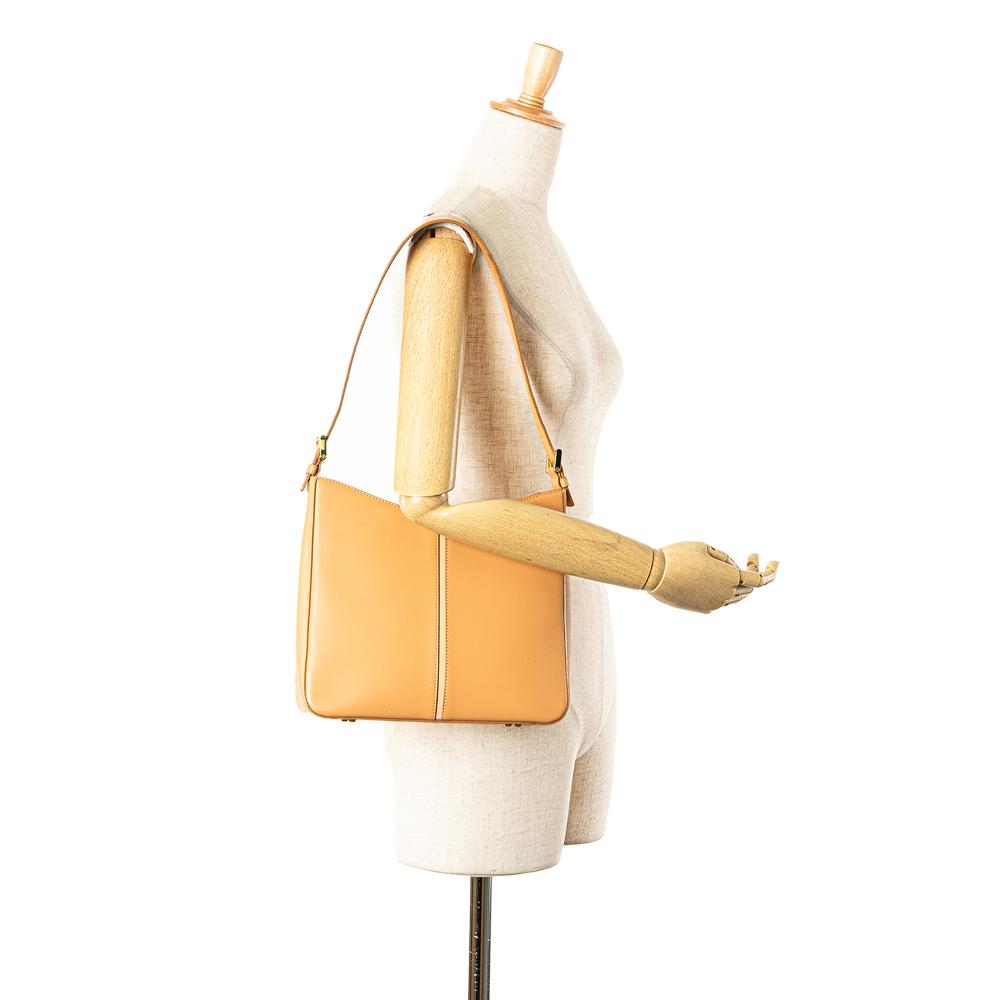 Burberry B Burberry Brown Caramel Calf Leather Shoulder Bag United Kingdom