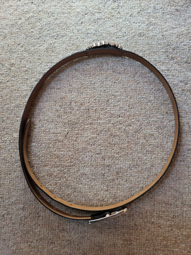 Moschino Lettering Logo Belt