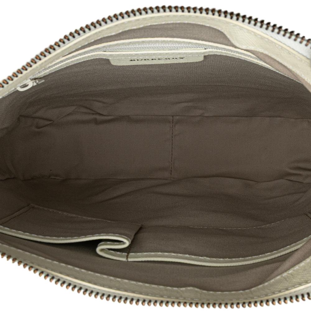 Burberry B Burberry Brown Beige with White Canvas Fabric Nova Check Crossbody United Kingdom