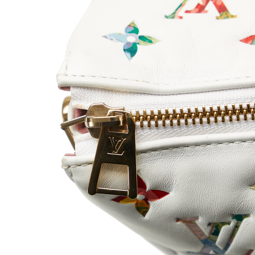 Louis Vuitton Coussin PM Monogram Garden Leather  Crossbody White