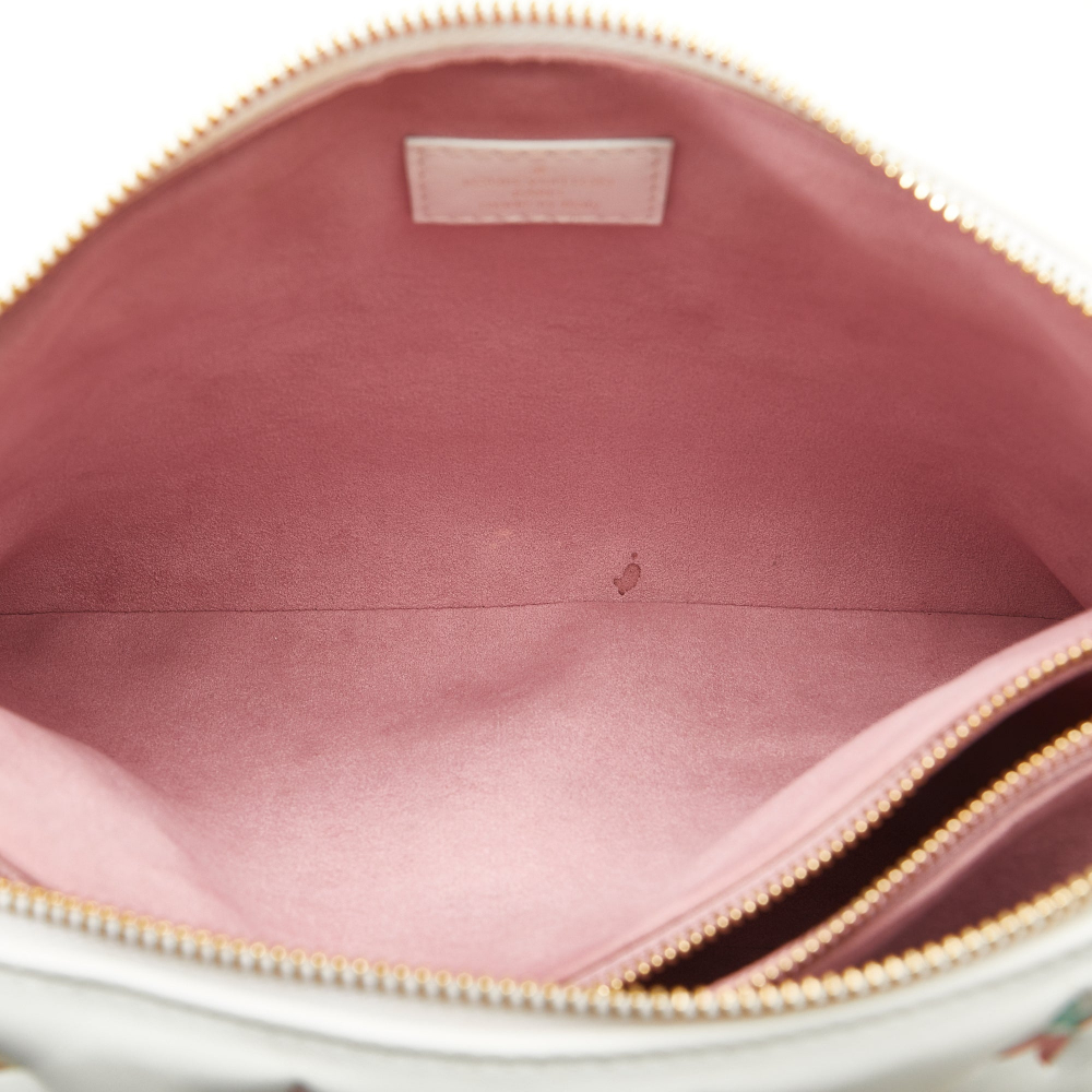 Louis Vuitton Coussin PM Monogram Garden Leather  Crossbody White