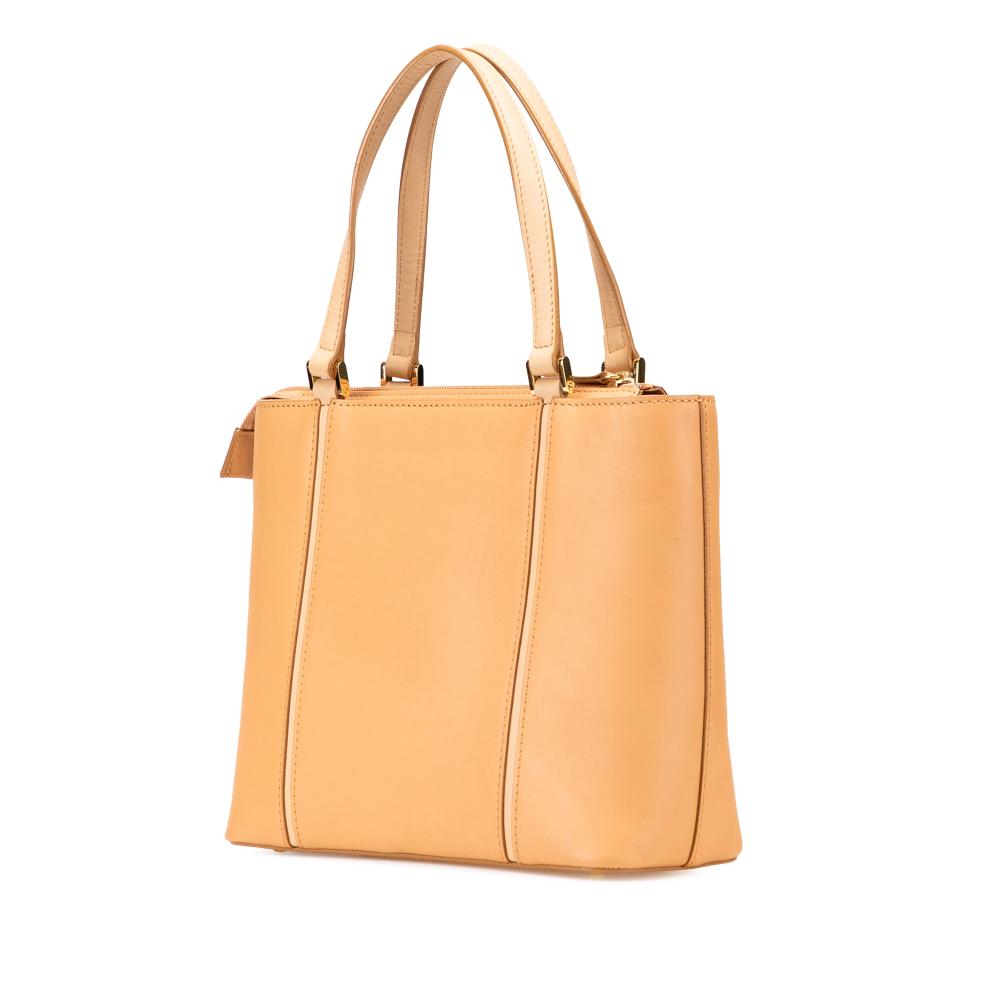 Burberry B Burberry Brown Caramel Calf Leather Tote United Kingdom