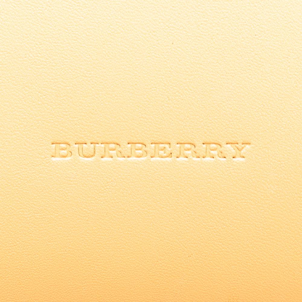 Burberry B Burberry Brown Caramel Calf Leather Tote United Kingdom