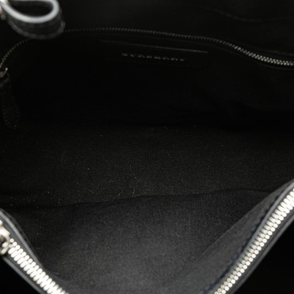 Burberry B Burberry Brown Beige Canvas Fabric Medium House Check Banner Satchel Italy