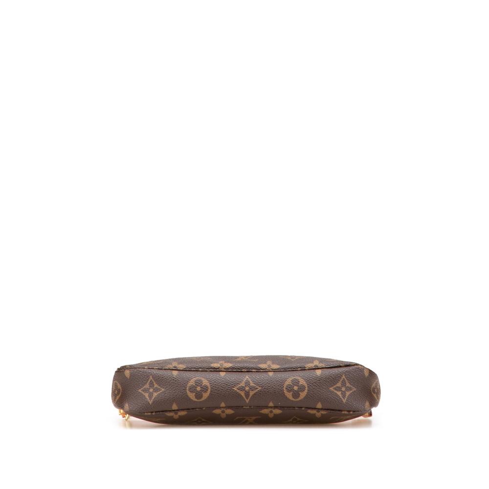 Louis Vuitton B Louis Vuitton Brown Monogram Canvas Fabric Monogram Pochette Accessoires France