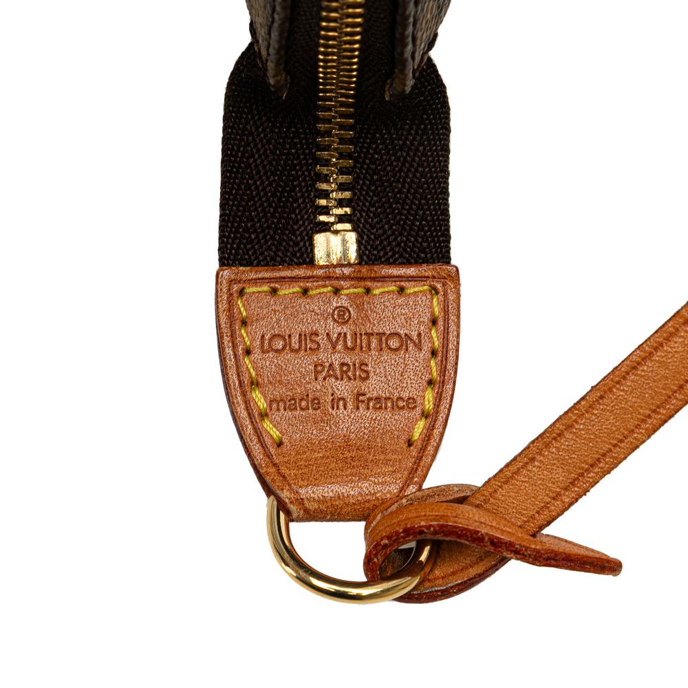 Louis Vuitton B Louis Vuitton Brown Monogram Canvas Fabric Monogram Pochette Accessoires France