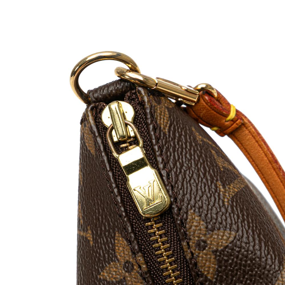 Louis Vuitton B Louis Vuitton Brown Monogram Canvas Fabric Monogram Pochette Accessoires France