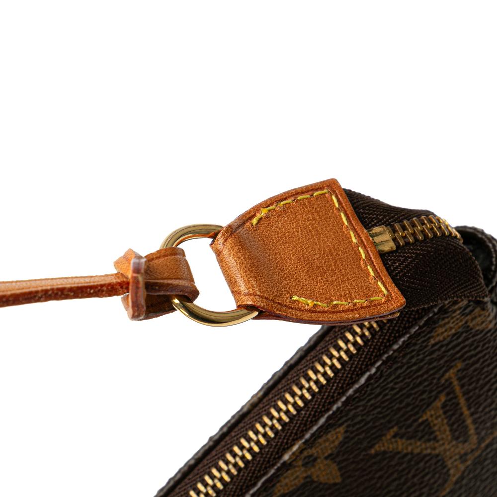Louis Vuitton B Louis Vuitton Brown Monogram Canvas Fabric Monogram Pochette Accessoires France