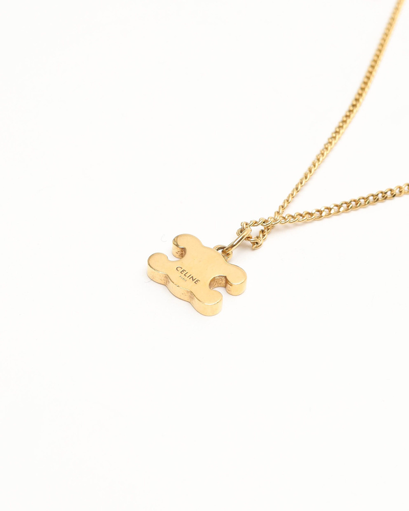 Celine Céline Triomphe Rhinestone Necklace