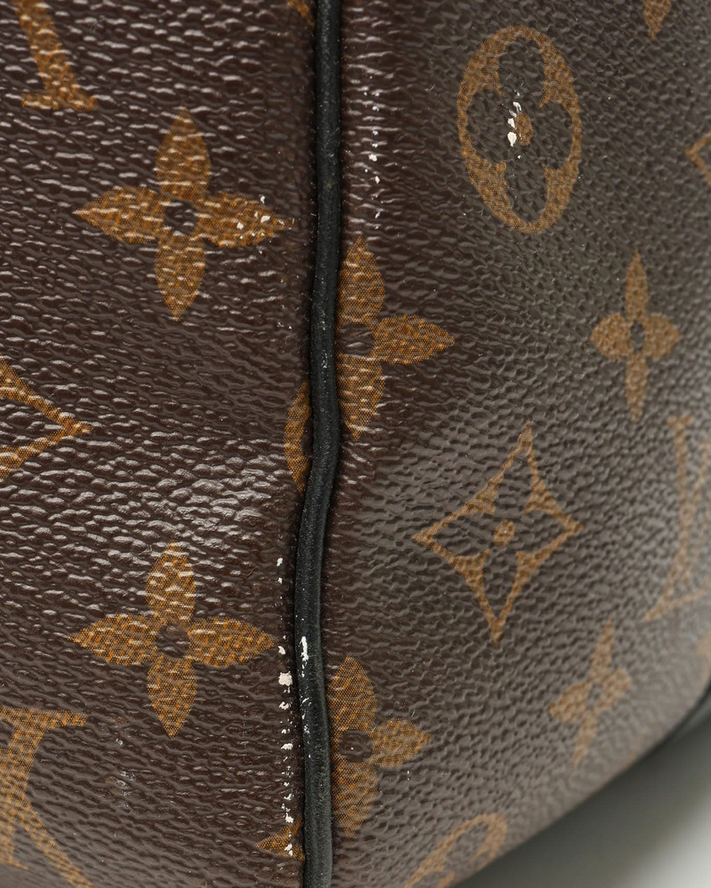 Louis Vuitton Monogram Macassar Keepall Bandoulière 45 Weekend Bag