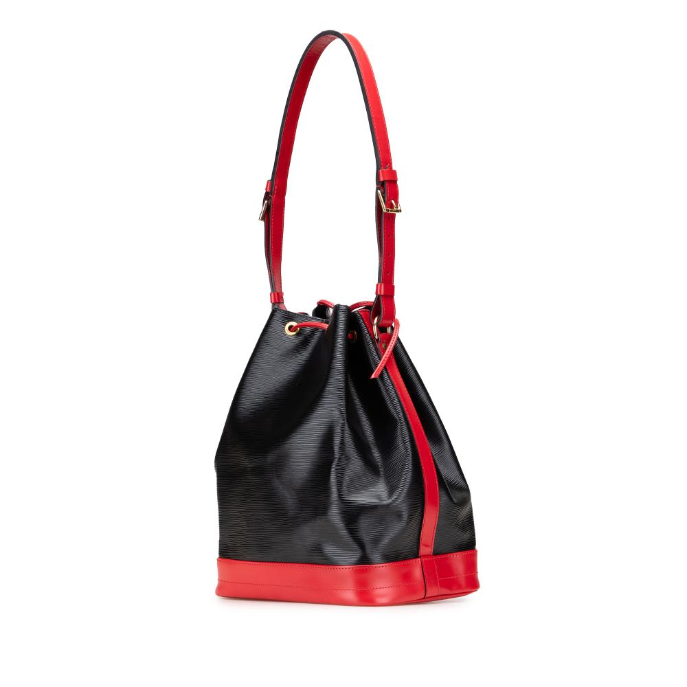 Louis Vuitton B Louis Vuitton Black Epi Leather Leather Epi Bicolor Noe GM France