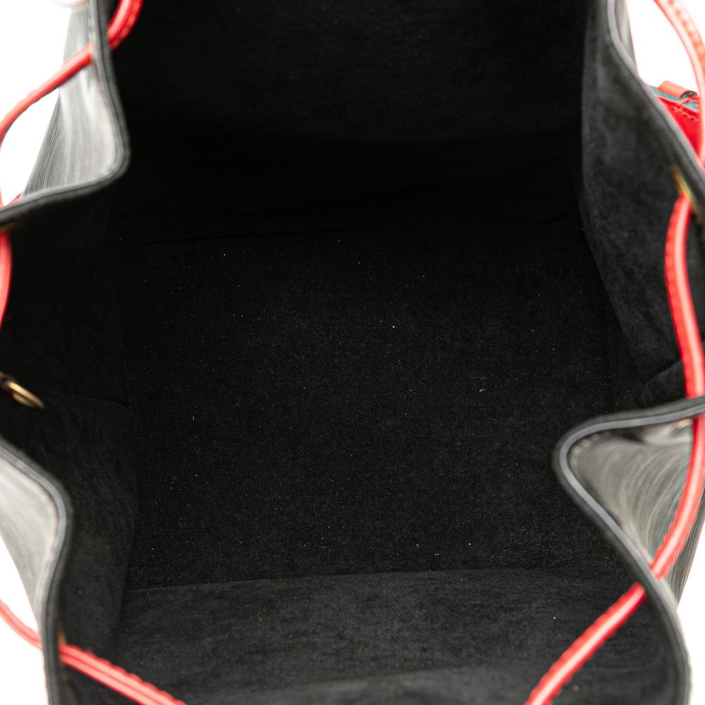 Louis Vuitton B Louis Vuitton Black Epi Leather Leather Epi Bicolor Noe GM France