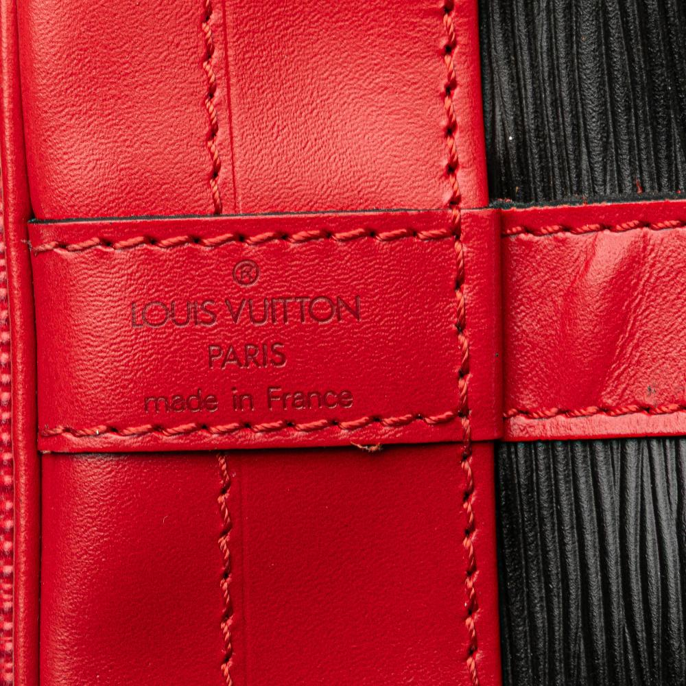 Louis Vuitton B Louis Vuitton Black Epi Leather Leather Epi Bicolor Noe GM France