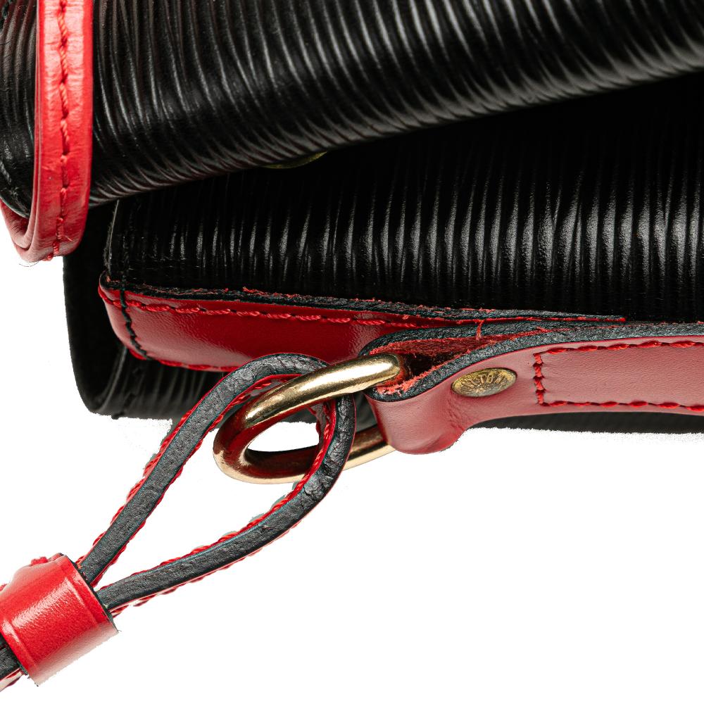 Louis Vuitton B Louis Vuitton Black Epi Leather Leather Epi Bicolor Noe GM France