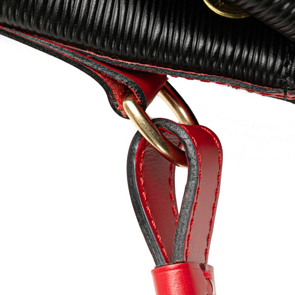 Louis Vuitton B Louis Vuitton Black Epi Leather Leather Epi Bicolor Noe GM France