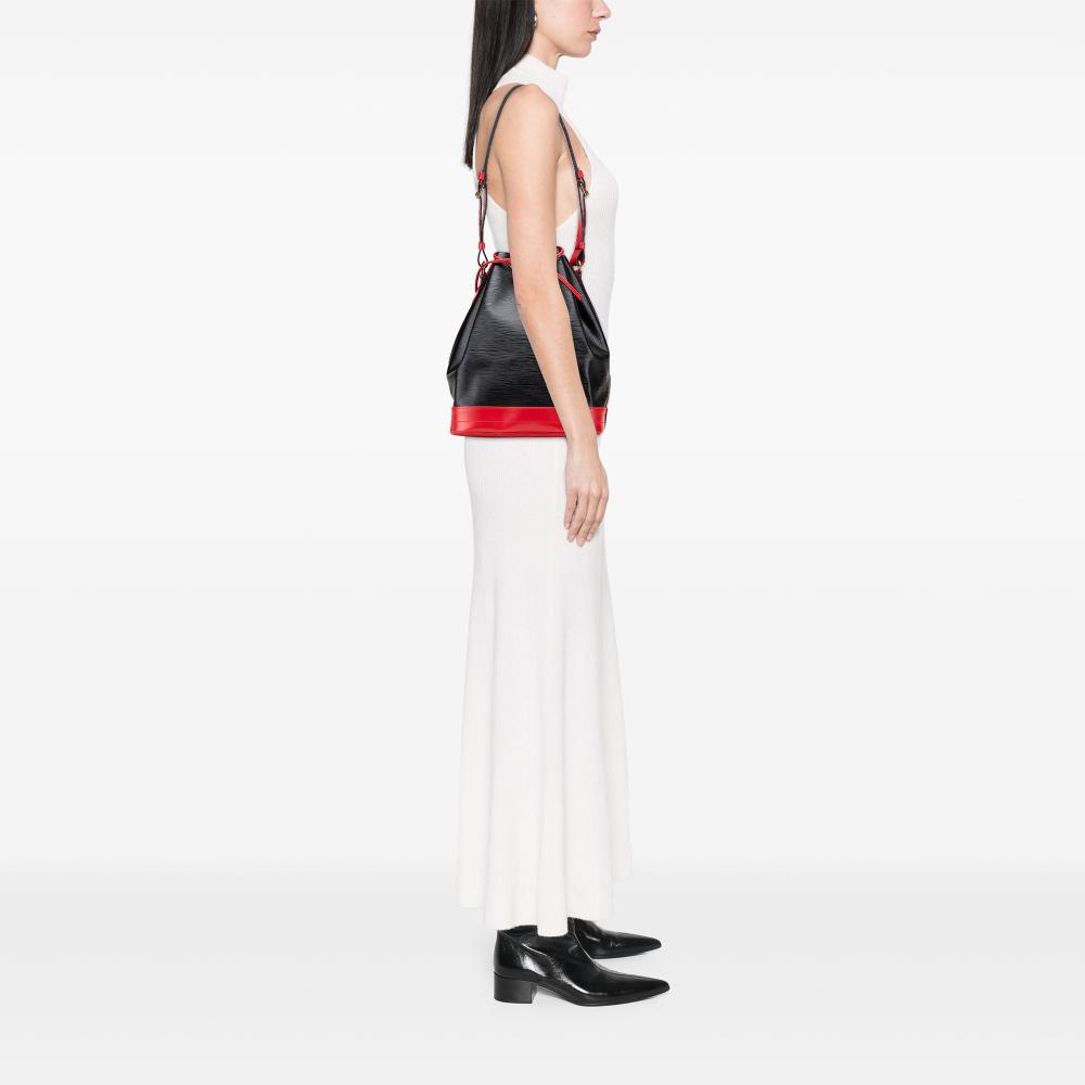 Louis Vuitton B Louis Vuitton Black Epi Leather Leather Epi Bicolor Noe GM France