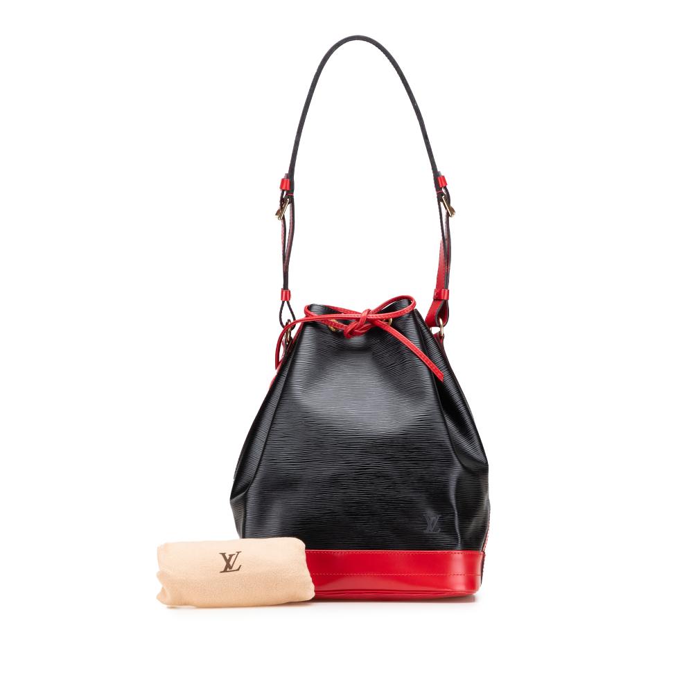 Louis Vuitton B Louis Vuitton Black Epi Leather Leather Epi Bicolor Noe GM France