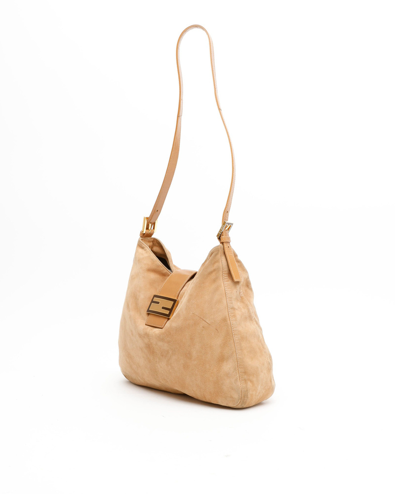 Fendi Suede Shoulder Bag