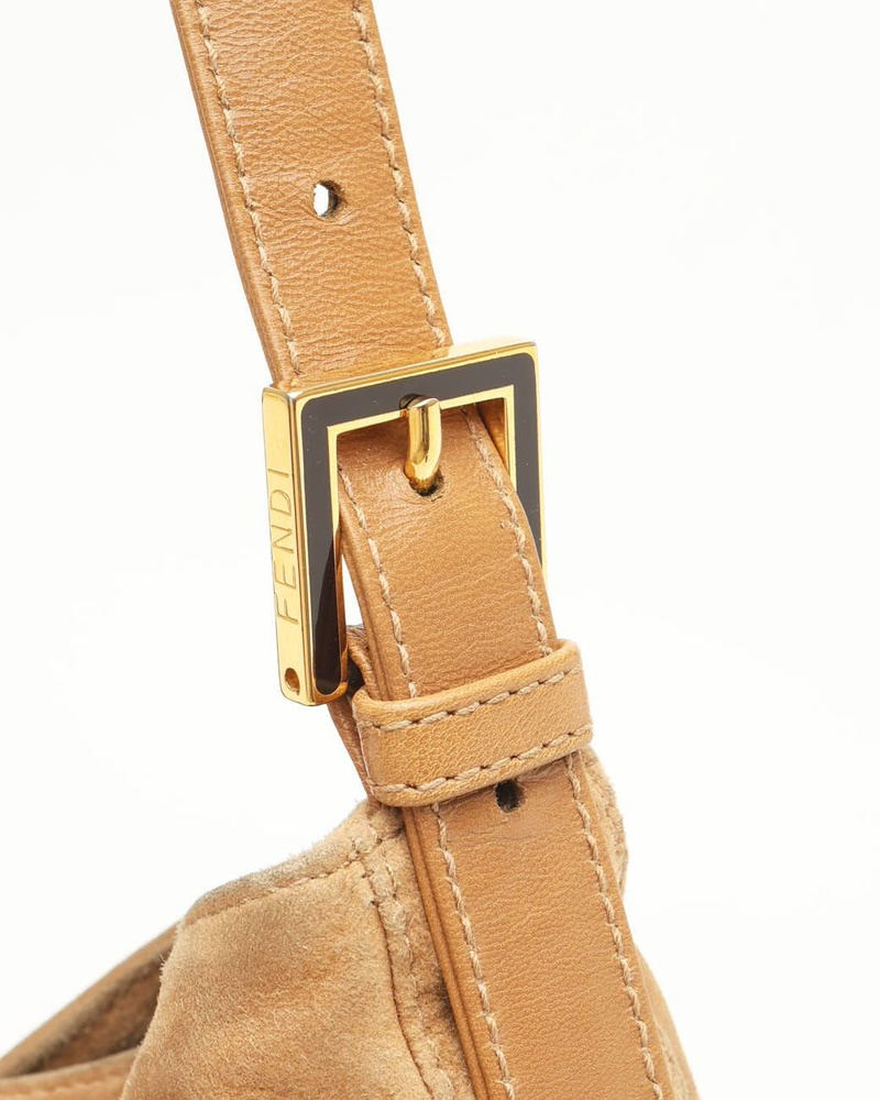 Fendi Suede Shoulder Bag