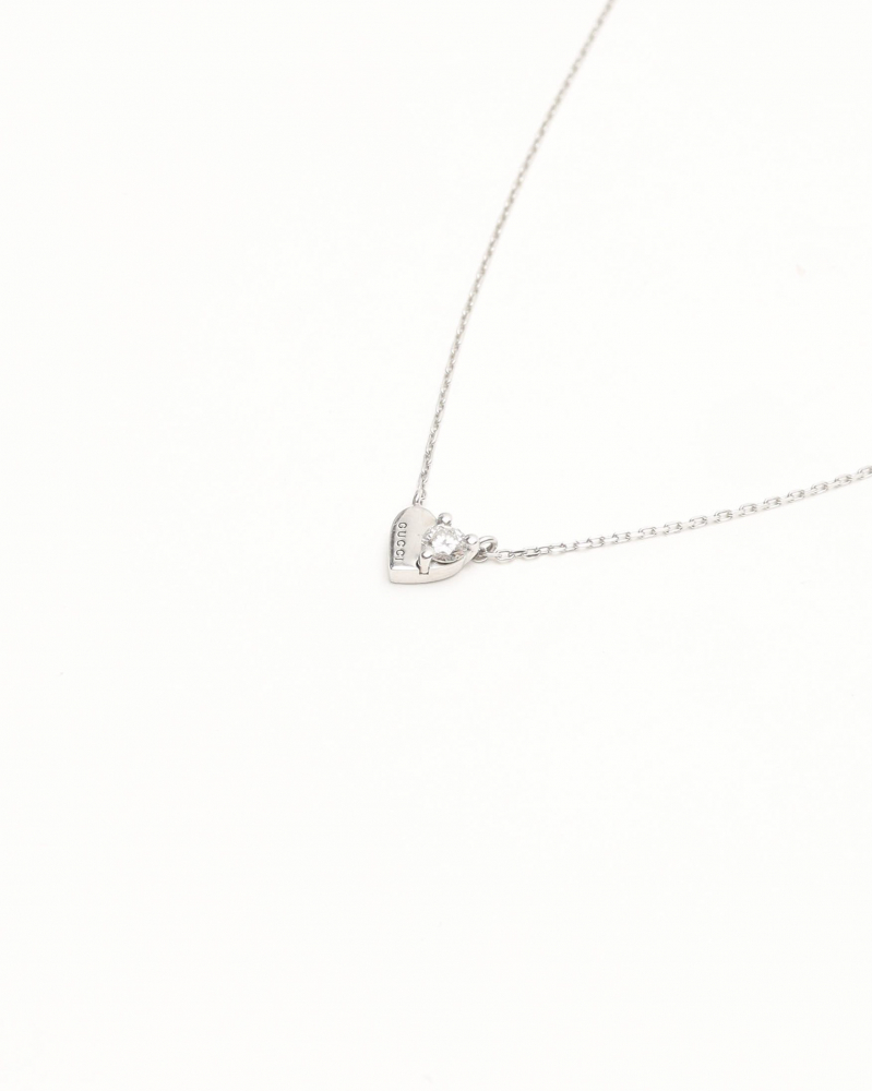 Gucci 18kt White Gold and Diamond Necklace