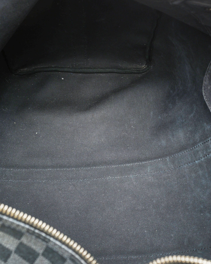 Louis Vuitton Damier Graphite Keepall Bandouliére 55 Weekend Bag