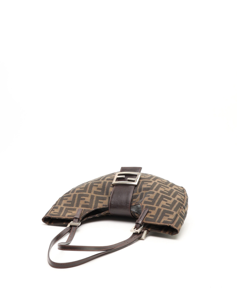 Fendi Zucca Half Moon Bag