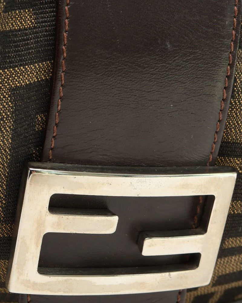 Fendi Zucca Half Moon Bag