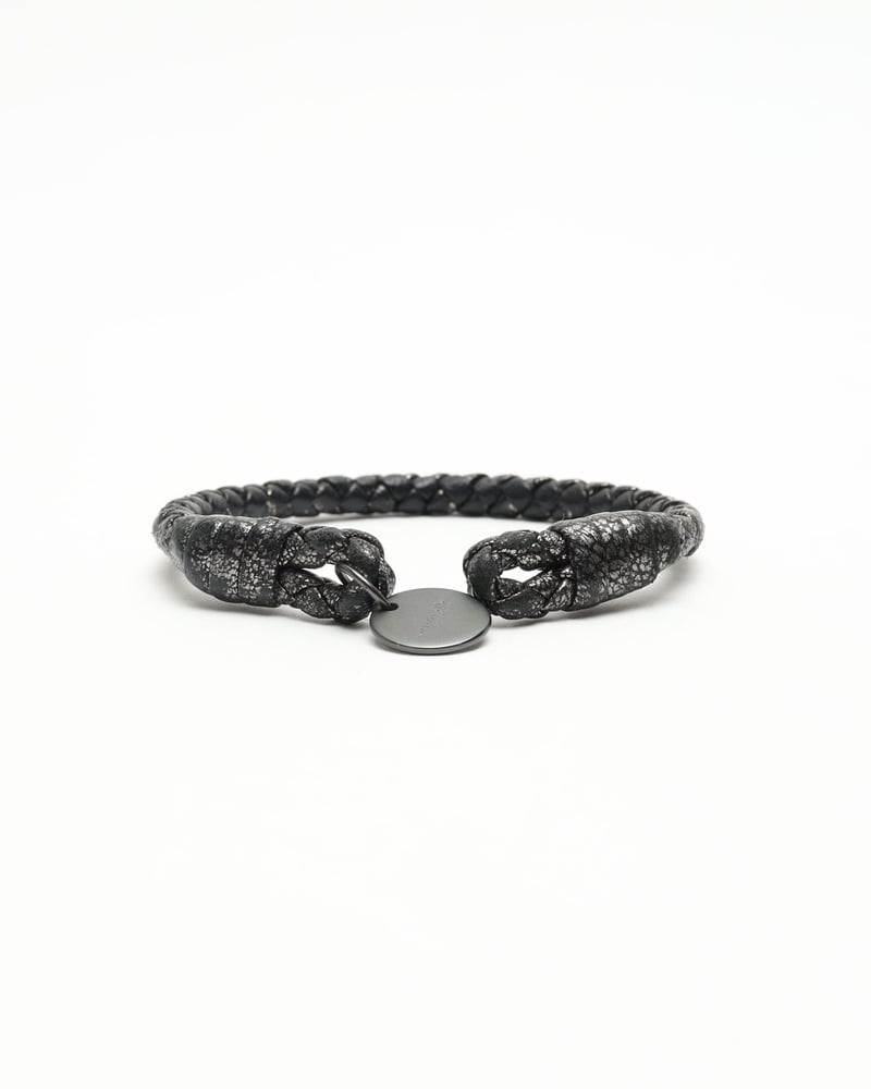 Bottega Veneta Intrecciato Leather Bracelet