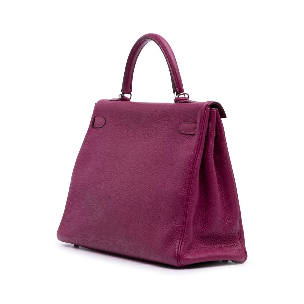 Hermès B Hermès Purple Magenta Calf Leather Togo Kelly II Retourne 35 France