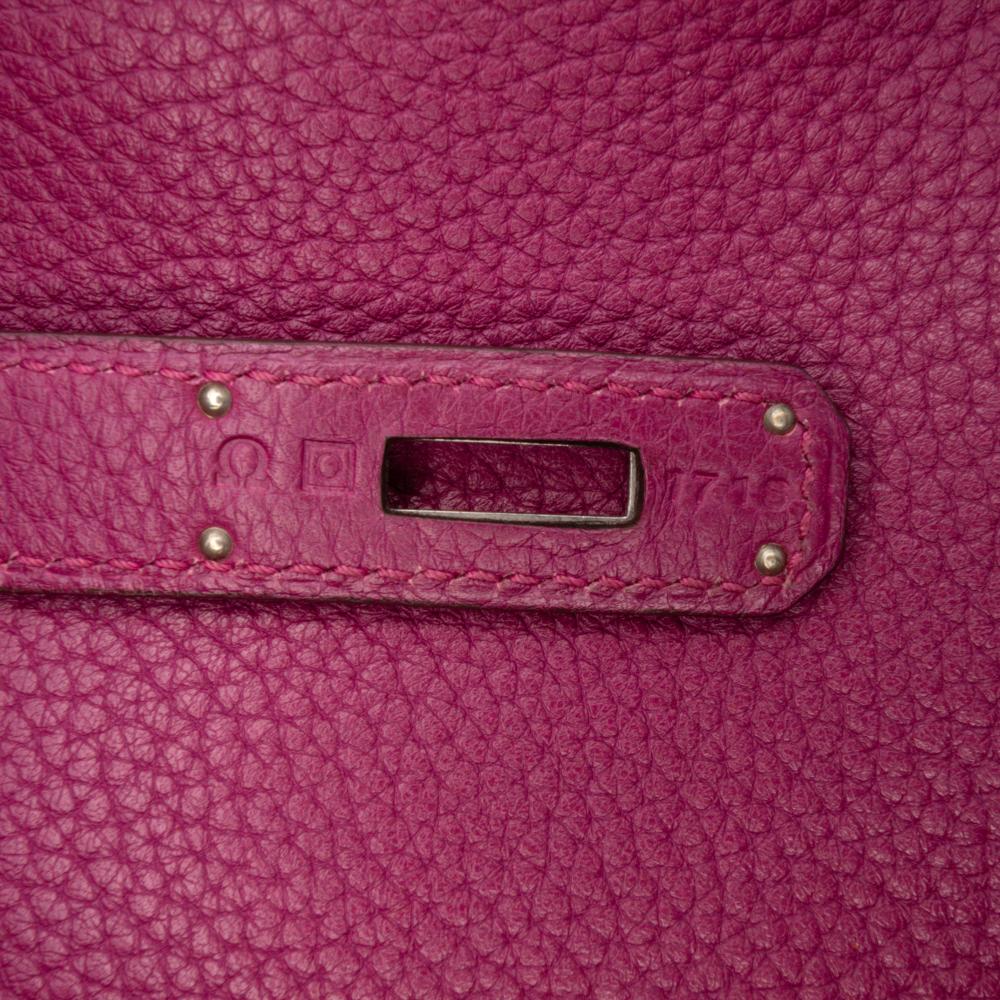 Hermès B Hermès Purple Magenta Calf Leather Togo Kelly II Retourne 35 France