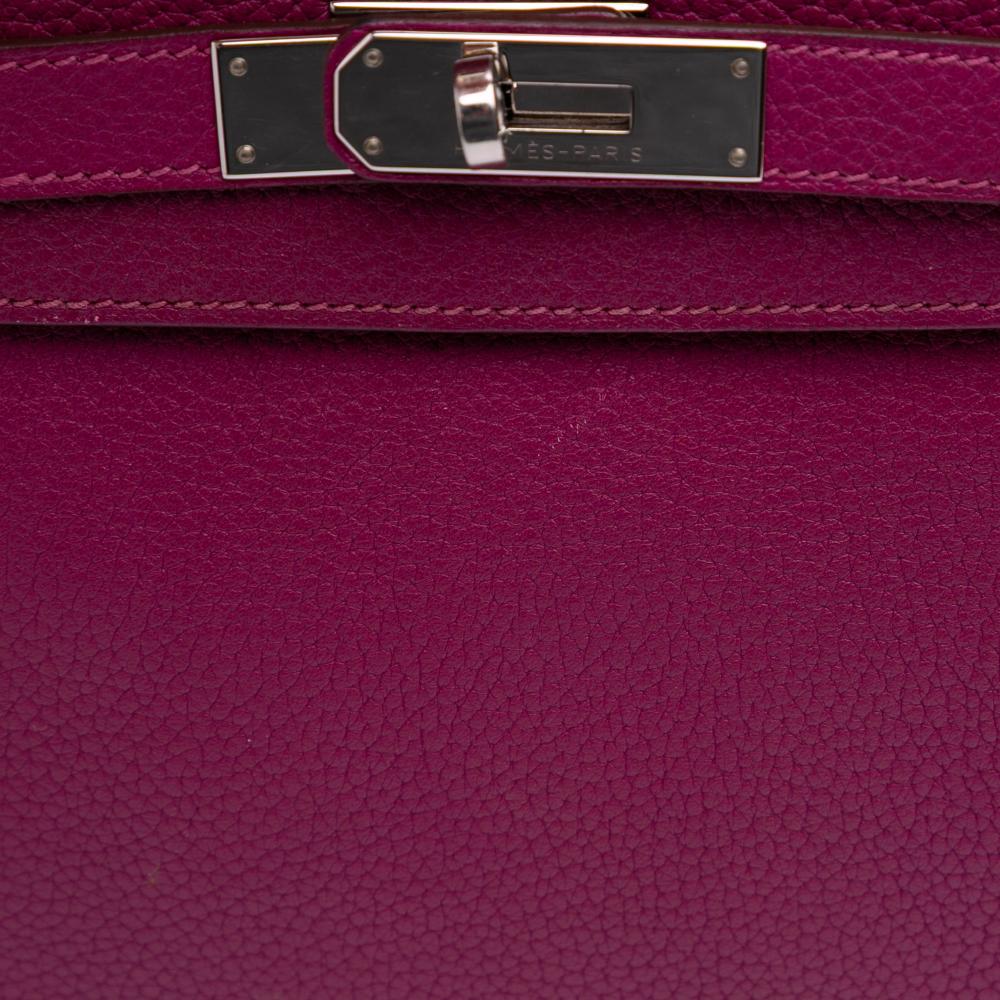 Hermès B Hermès Purple Magenta Calf Leather Togo Kelly II Retourne 35 France