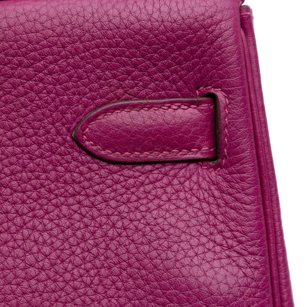 Hermès B Hermès Purple Magenta Calf Leather Togo Kelly II Retourne 35 France
