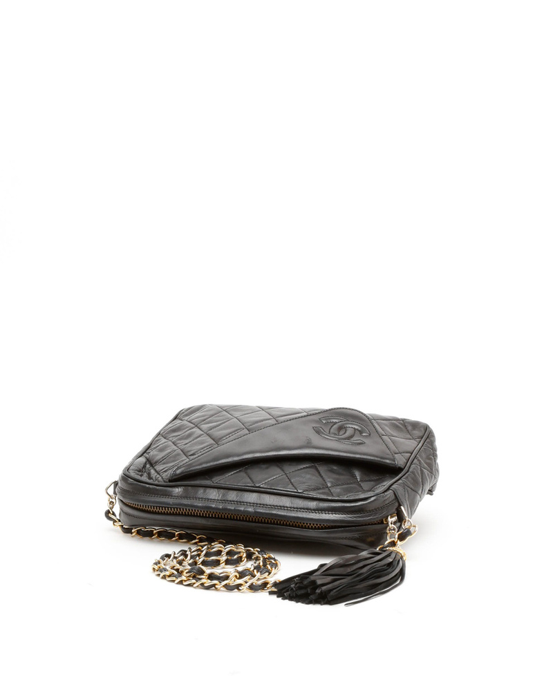 Chanel Camera Tassel Crossbody Bag