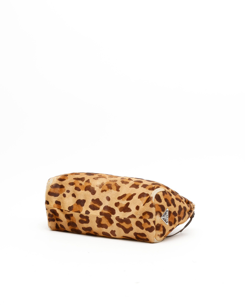 Prada Leopard Baguette Bag