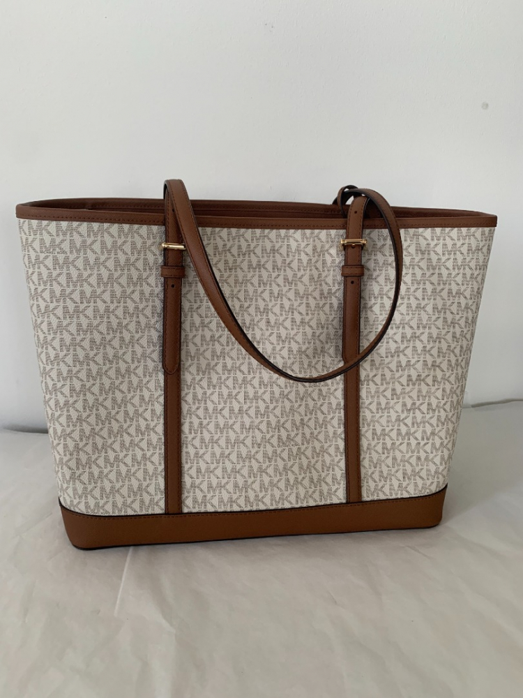 Kors Michael Kors Women's 'Jet Set Travel Large Top Zip' Tote Bag