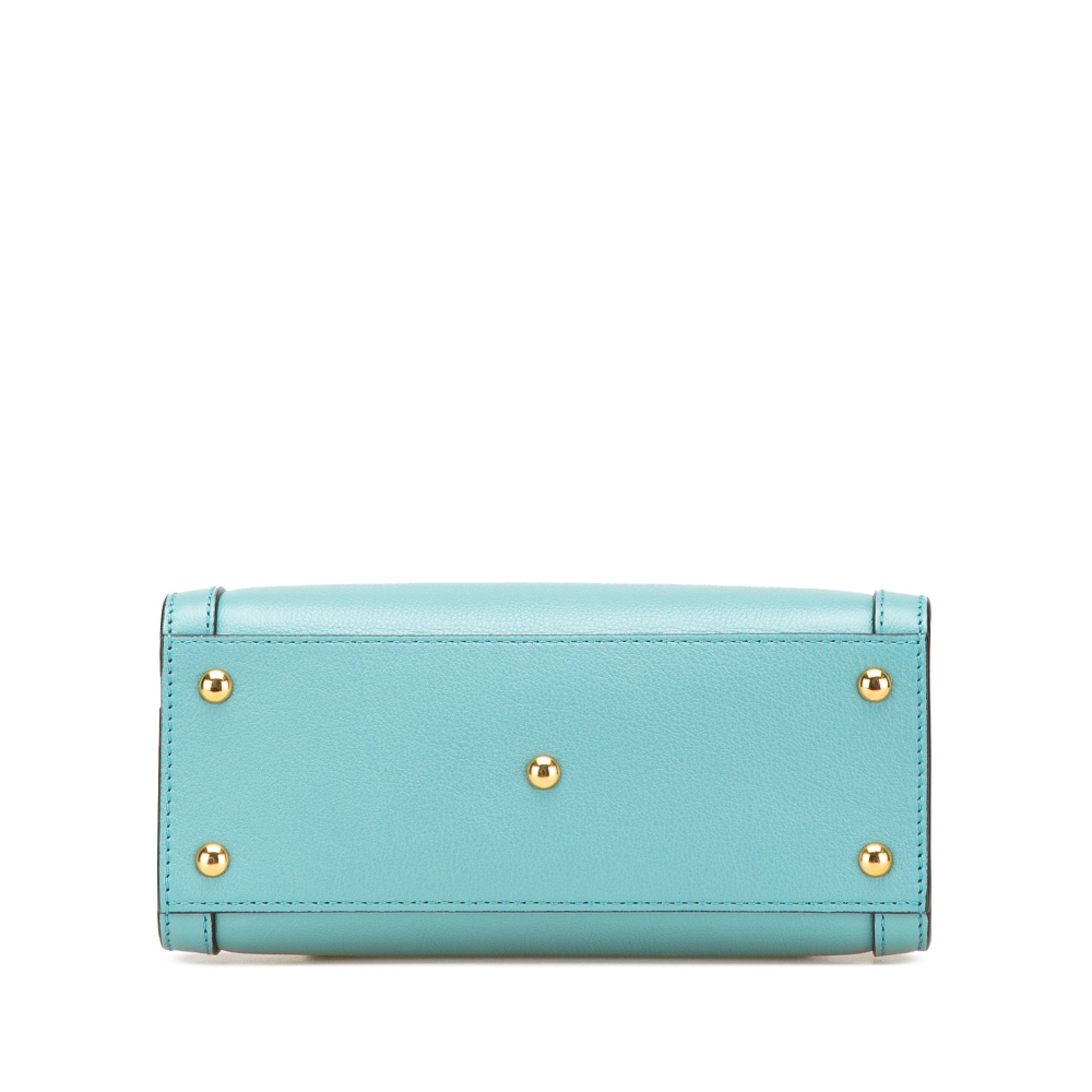 Gucci Diana Mini Leather Tote Bag Blue