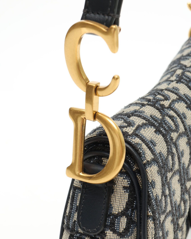 Christian Dior Oblique Mini Saddle Bag